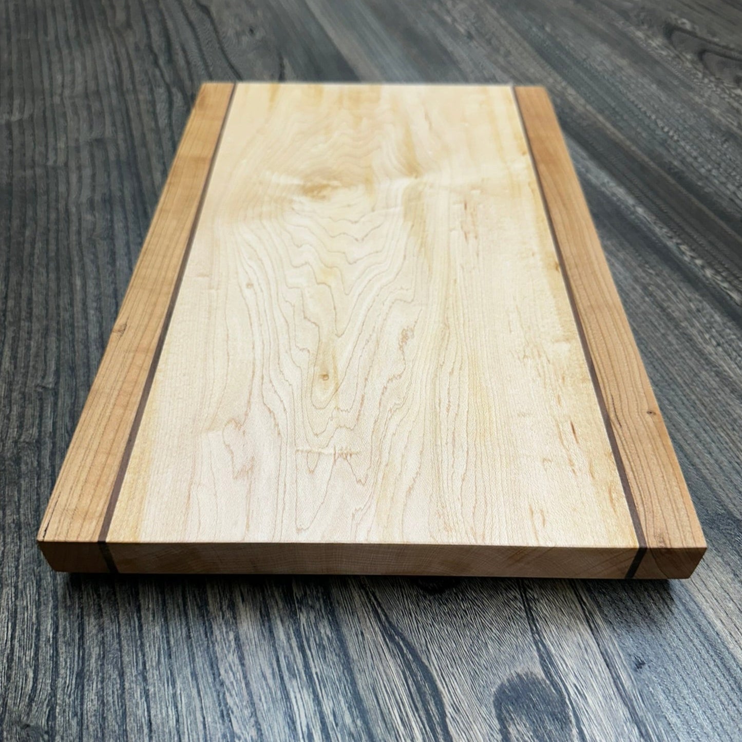 Maple and Cherry Cutting Board by Klara