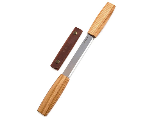 DK2S - Drawknife in Leather Sheath