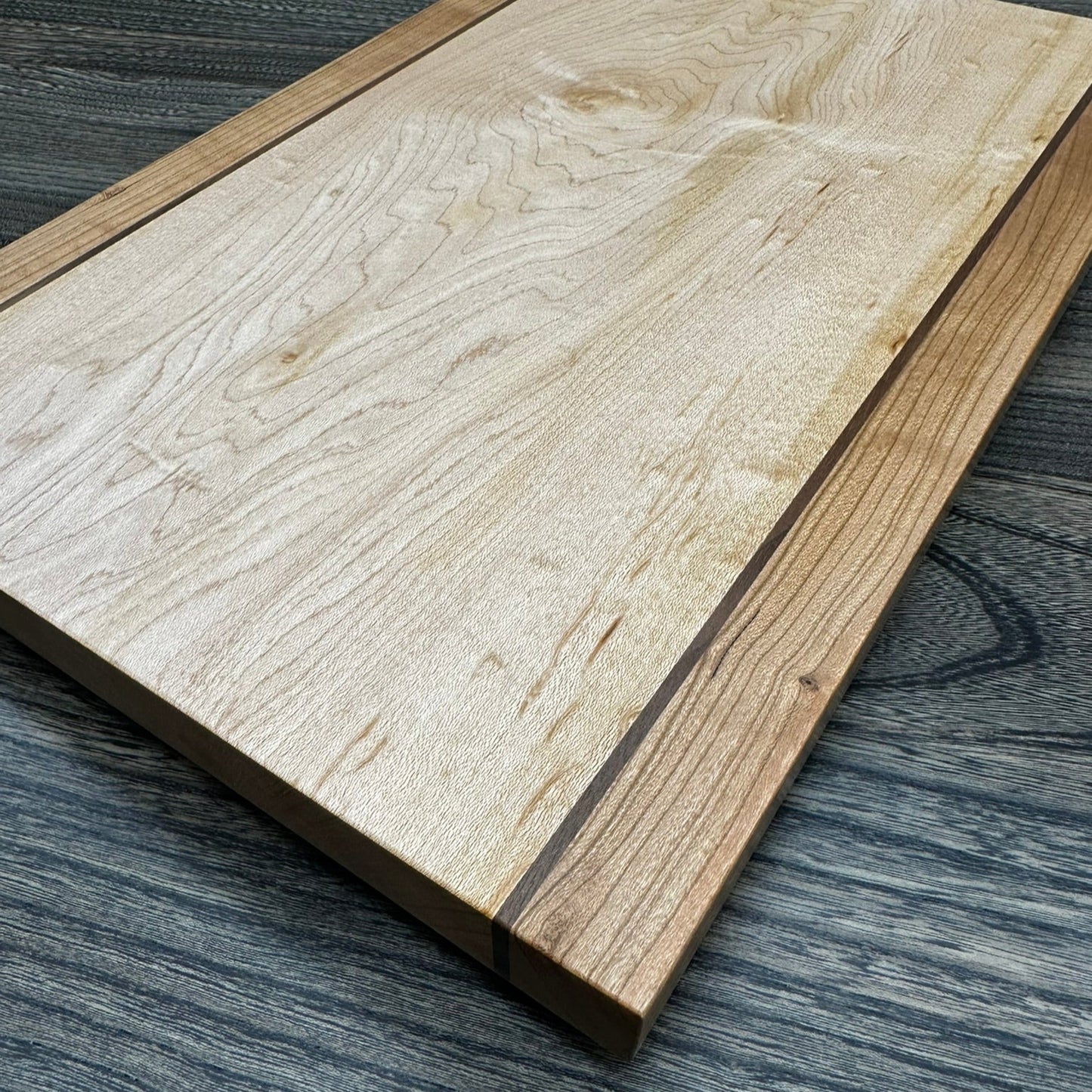 Maple and Cherry Cutting Board by Klara