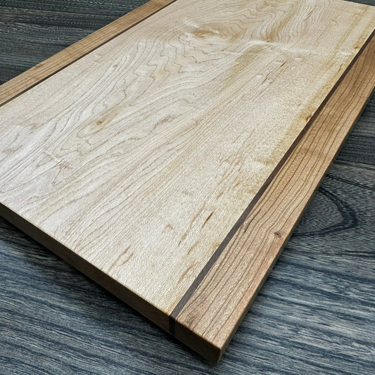 Maple and Cherry Cutting Board by Klara