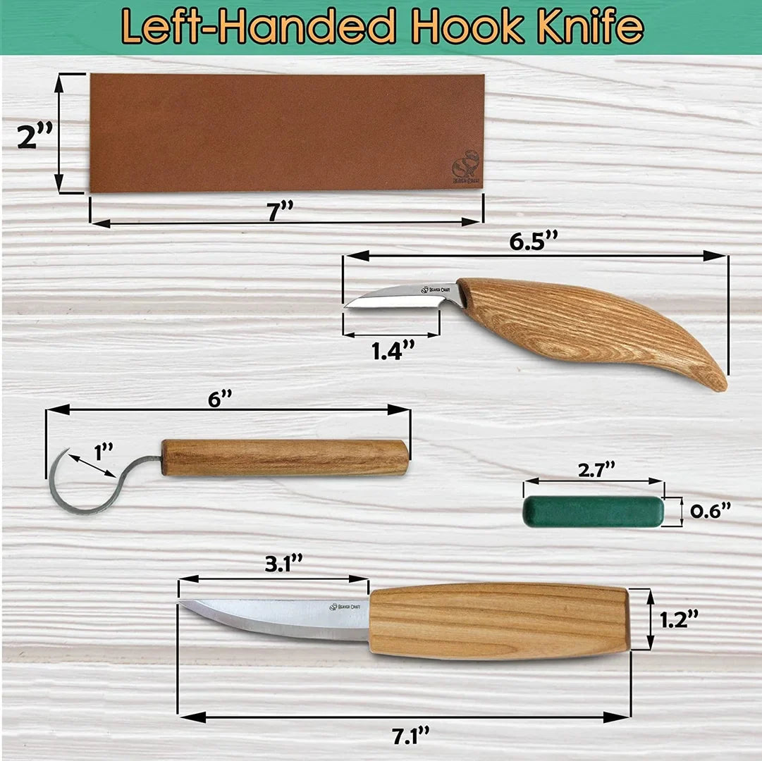 S13 - Woodworking tool - carving knife set