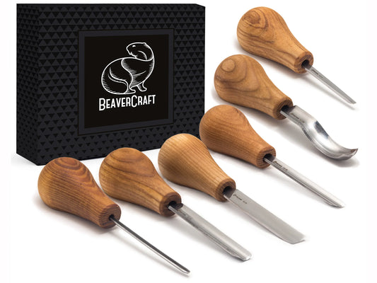 SC05 - Woodcarving Set With Palm Chisels