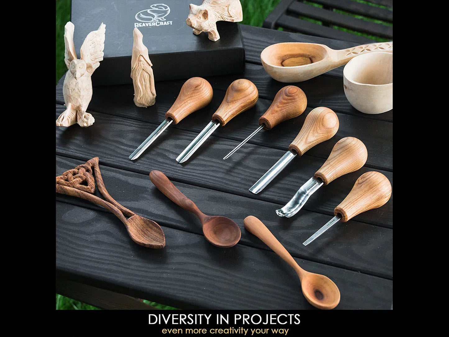 SC05 - Woodcarving Set With Palm Chisels