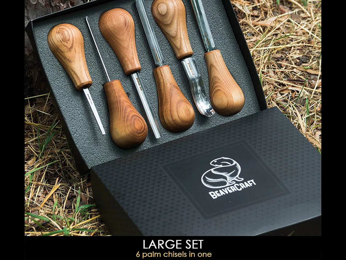 SC05 - Woodcarving Set With Palm Chisels