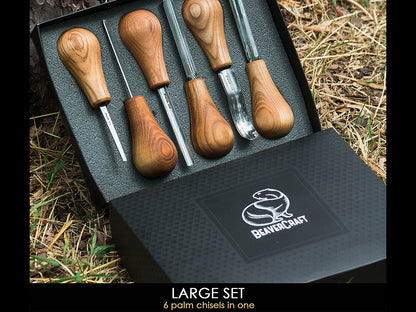 SC05 - Woodcarving Set With Palm Chisels