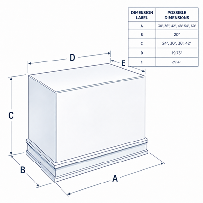 Block Wood Range Hood
