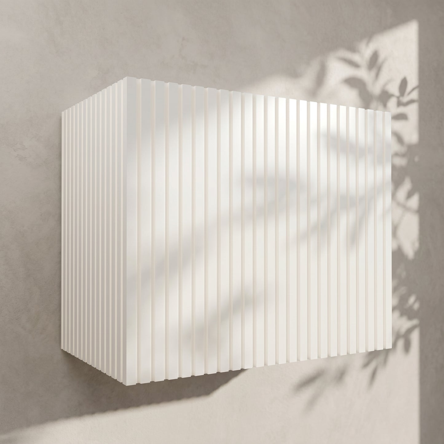 Block Fluted Hardwood Range Hood