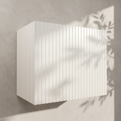 Block Fluted Hardwood Range Hood
