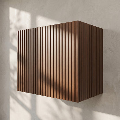 Block Fluted Hardwood Range Hood