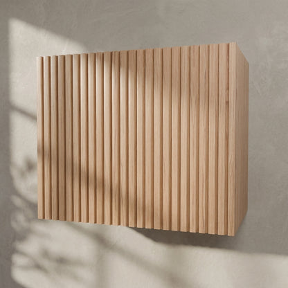 Block Fluted Hardwood Range Hood