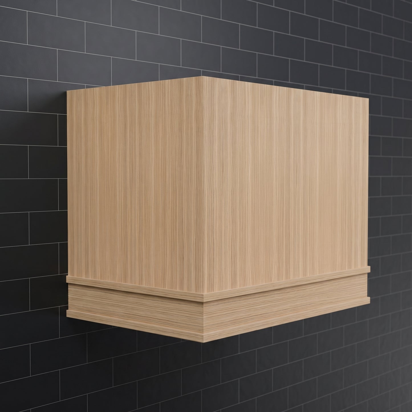 Block Wood Range Hood