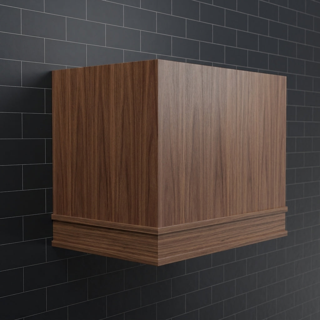Block Wood Range Hood