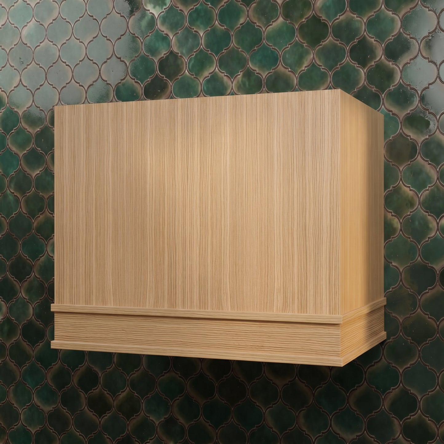 Block Wood Range Hood