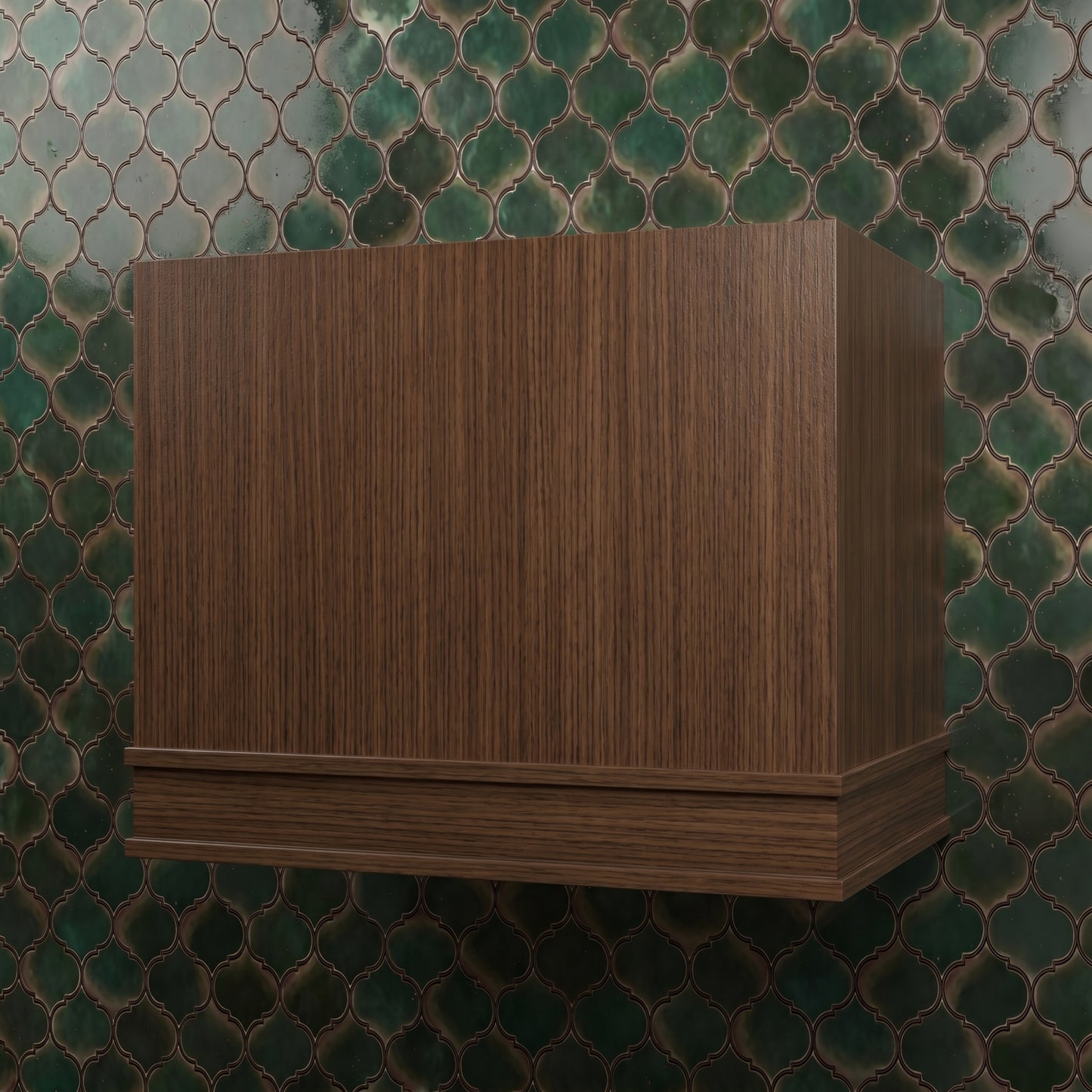Block Wood Range Hood