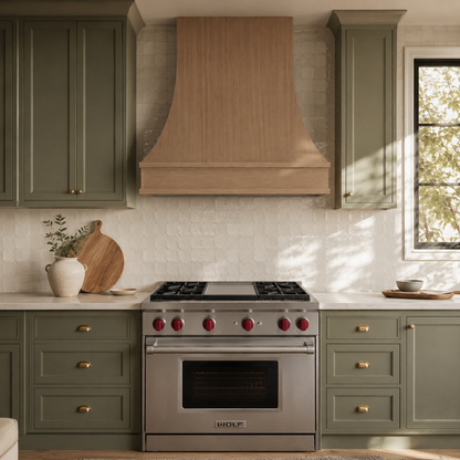 Sweep Double Cove Wood Range Hood