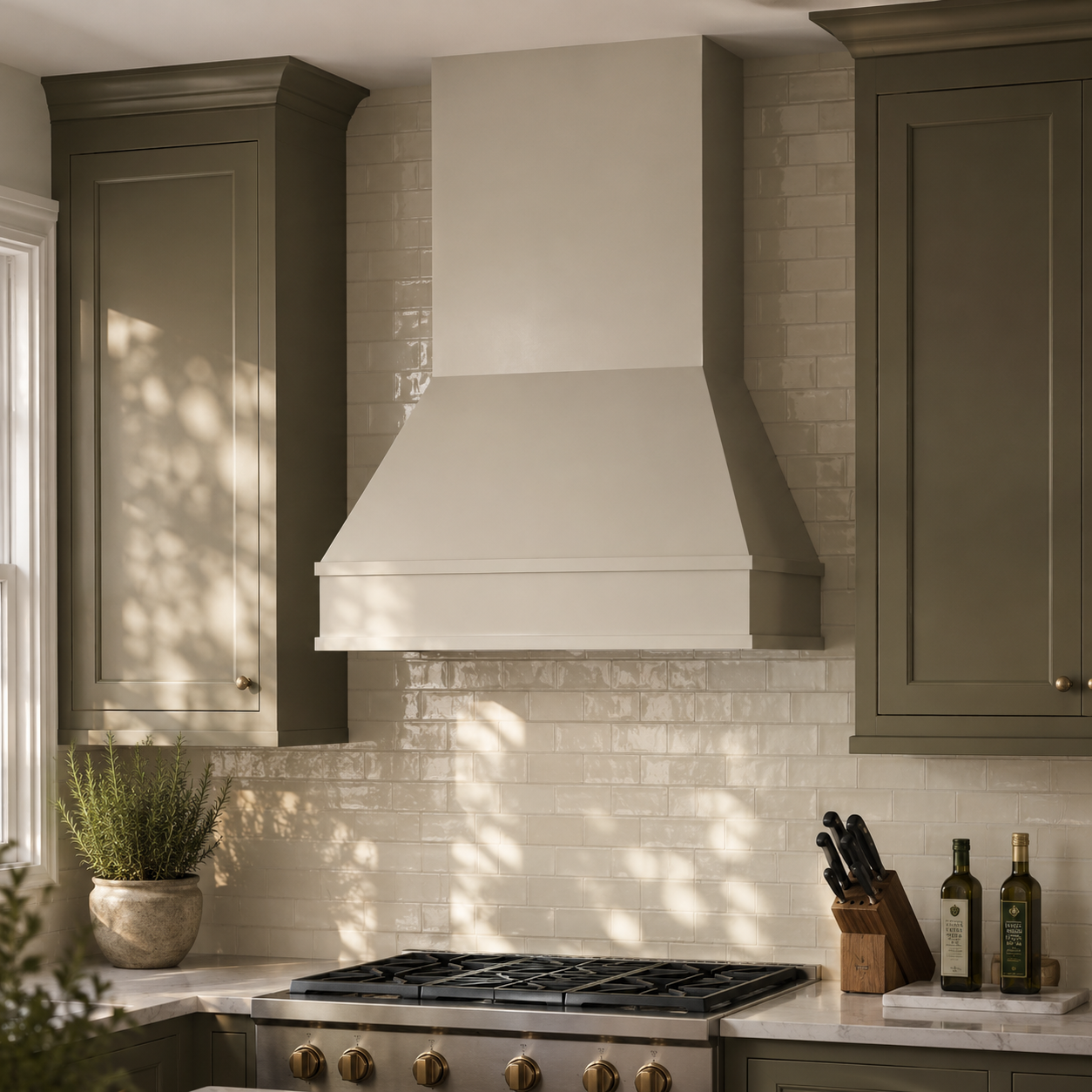 Facet Modern Wood Range Hood
