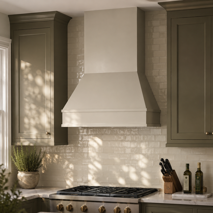Facet Modern Wood Range Hood