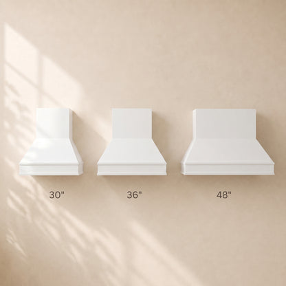 Facet Modern Wood Range Hood