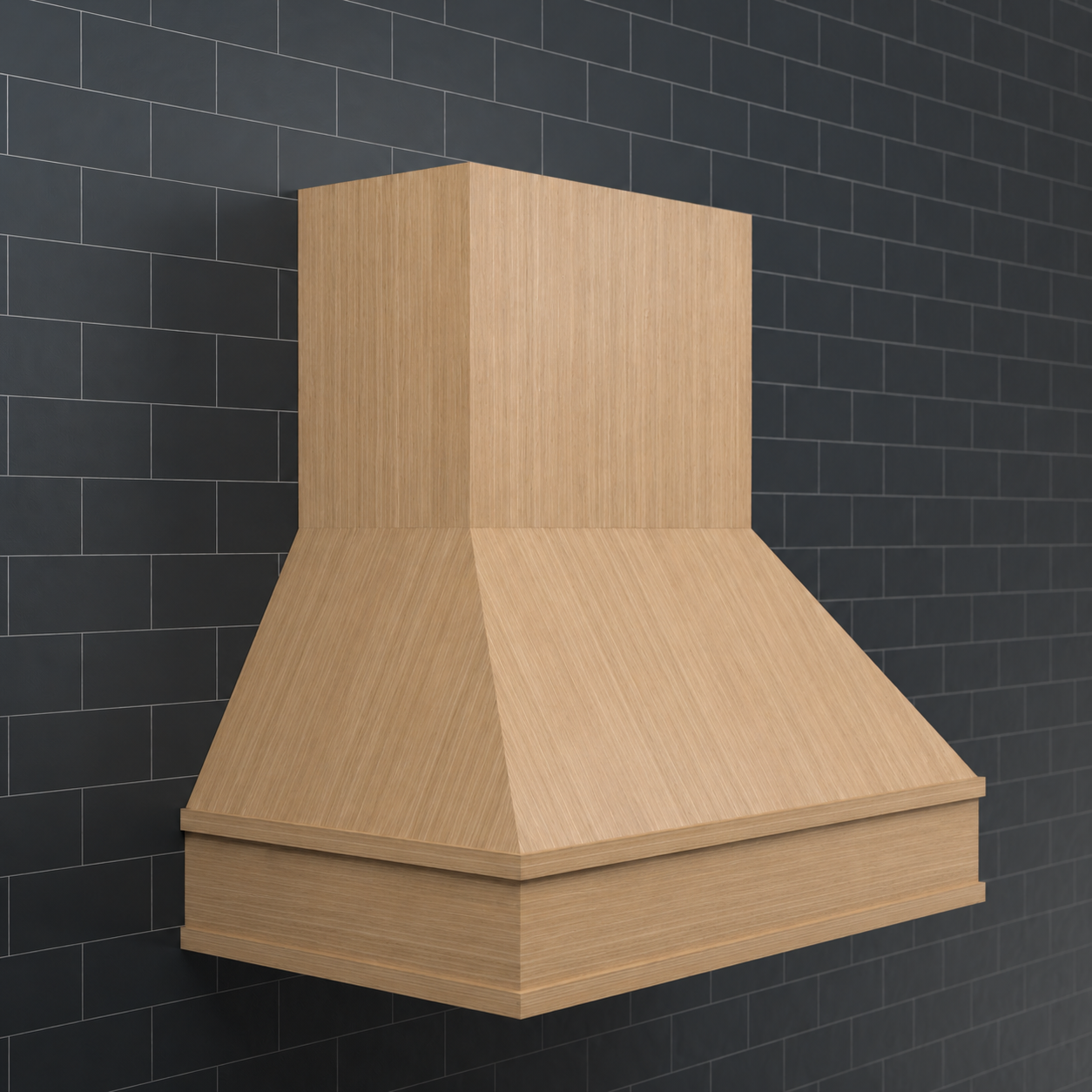Facet Modern Wood Range Hood