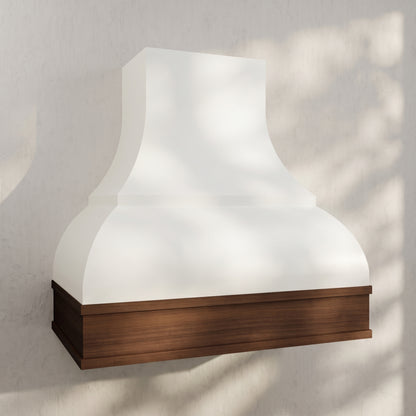 Meridian Double-Bell Wood Range Hood