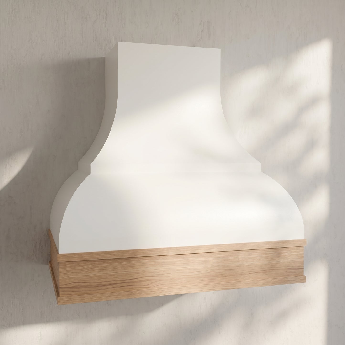 Meridian Double-Bell Wood Range Hood
