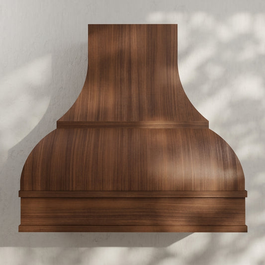 Meridian Double-Bell Wood Range Hood