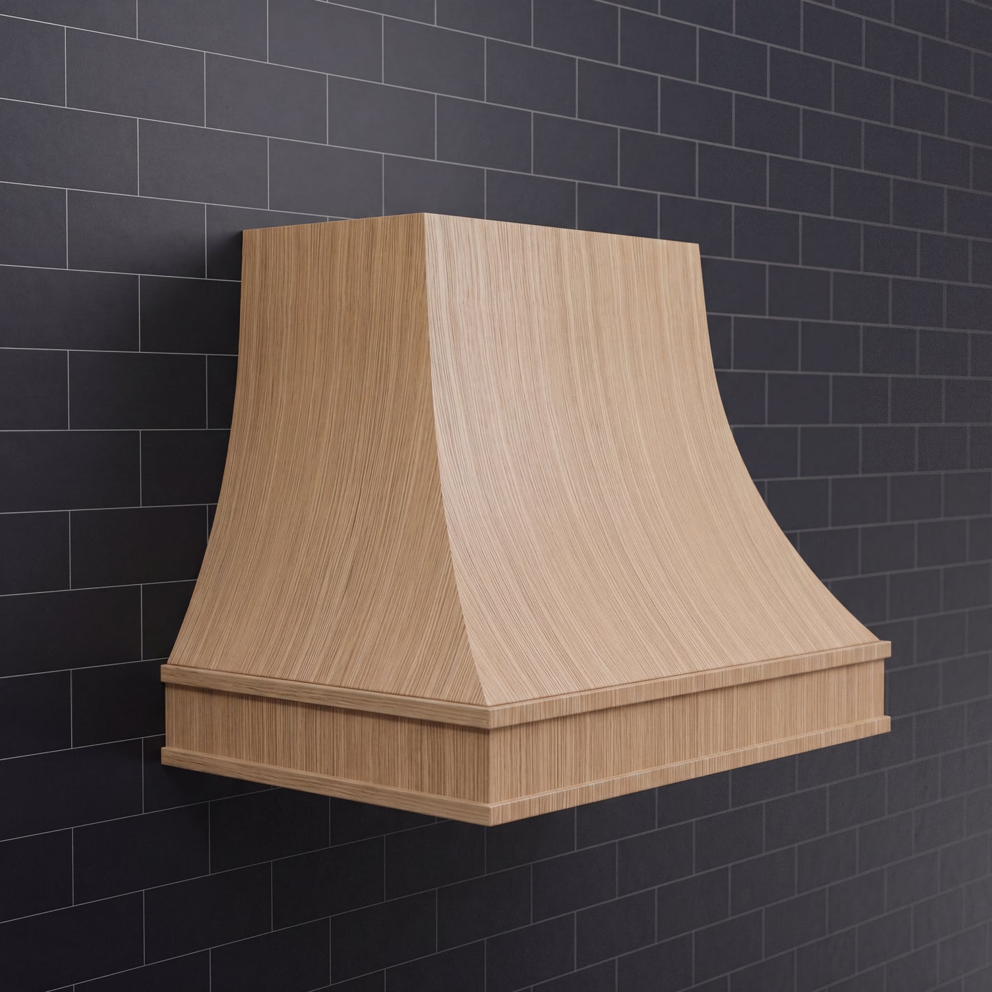 Sweep Double Cove Wood Range Hood