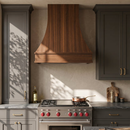 Sweep Double Cove Wood Range Hood